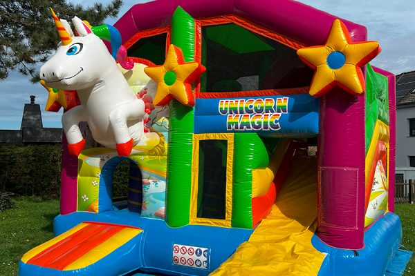 Hüpfburg Einhorn (Multiplay) by JM Partybedarf Hüpfburg Einhorn (Multiplay) by JM Partybedarf