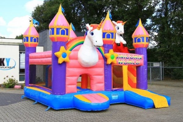 Hüpfburg Einhorn Rosa (Multiplay) by JM Partybedarf Hüpfburg Einhorn Rosa (Multiplay) by JM Partybedarf